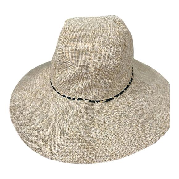 House of Lafayette Women\'s Hat Patterned Stripe, Beige With Stripe Summer Boho main image 4